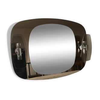 Veca smoked bathroom mirror 79x59cm