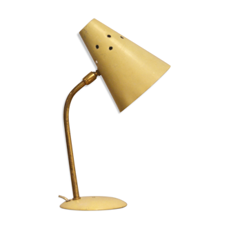 Perforated metal desk lamp 1950