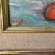 Oil Painting on Canvas Still Life with Fruits Signed Jorgji