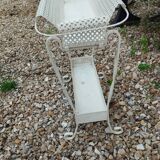 Antique vintage wrought iron planter