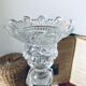 glass candlestick "The lion and the rose"