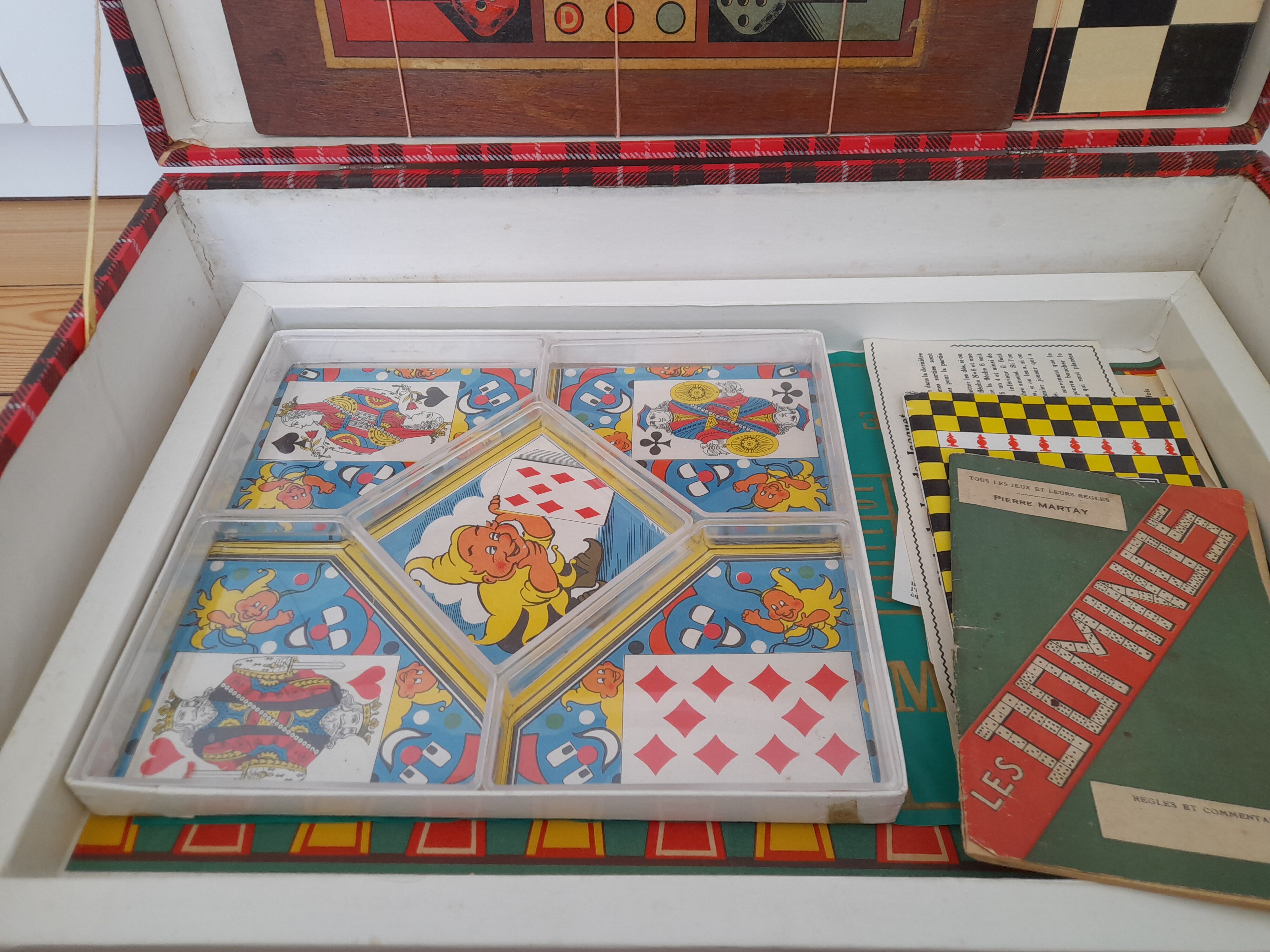 Board game briefcase, 60s