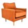 Restored vintage armchair Cube, 1970s, russet velvet