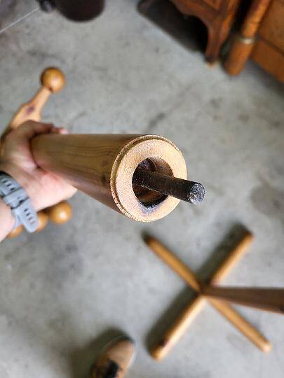 1960 modernist vintage coat rack in fir 7 b