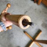 1960 modernist vintage coat rack in fir 7 b