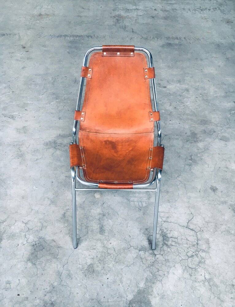 Italian Les Arcs Dining Chairs by Charlotte Perriand, 1960s, Set of 4