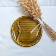 Plat à asperges kaki de chez Gien