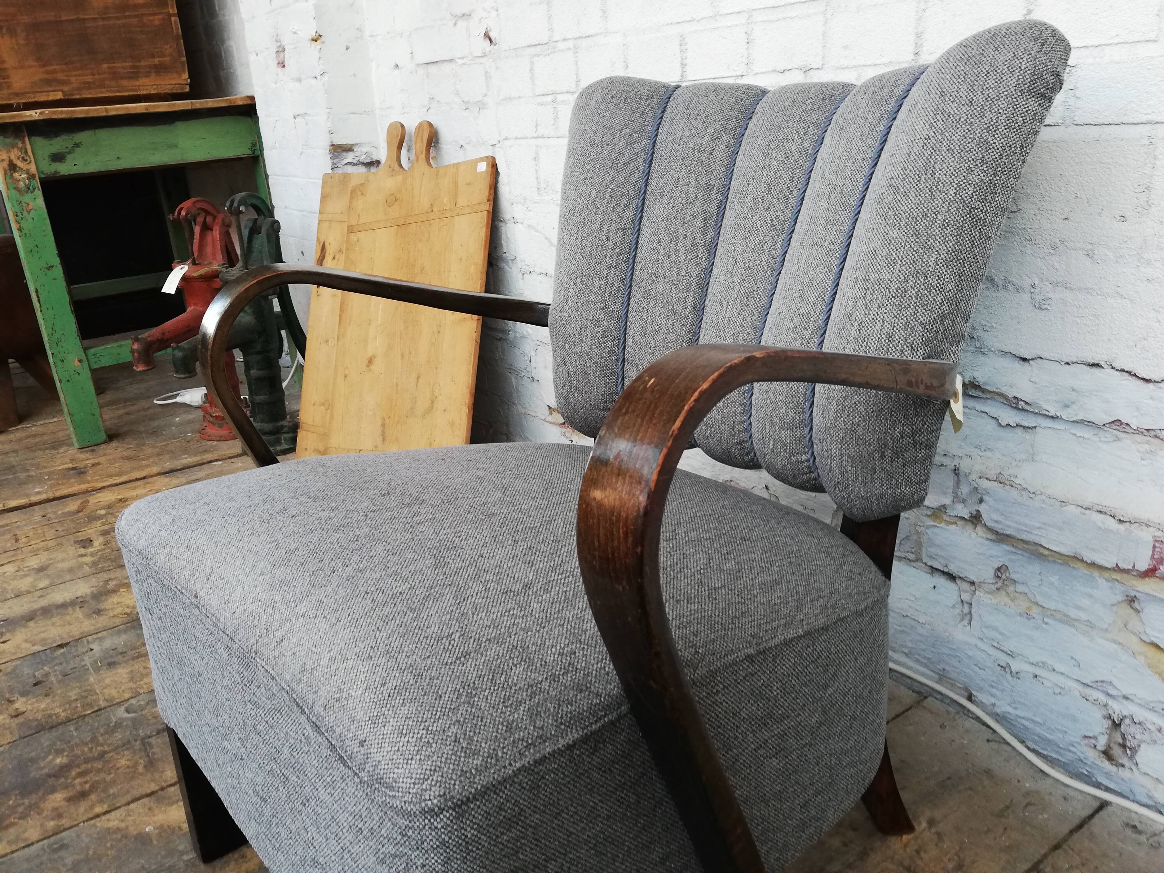 Pair of Halabala cocktail armchair, Czech, 1940