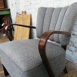 Pair of Halabala cocktail armchair, Czech, 1940