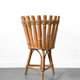 Bamboo/rattan plant holder