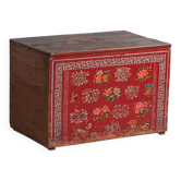 Antique Chinese painted pine chest – China, circa 1930