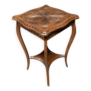 Table d'appoint en bois - antique