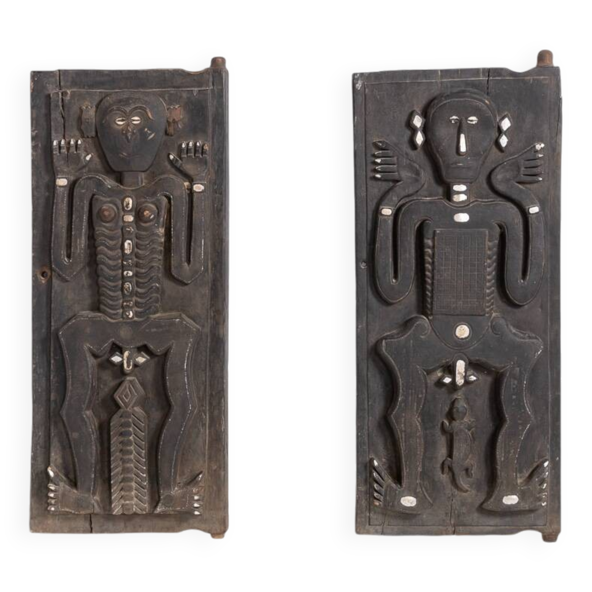 African Art – Wood panels, mid-20th century