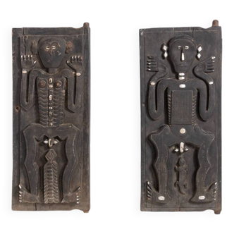 Art africain – Panneaux de bois, milieu du XXe siècle