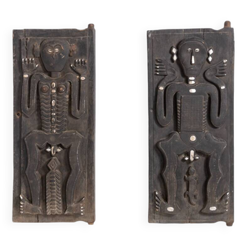 Art africain – Panneaux de bois, milieu du XXe siècle