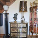 Small St Louis XIV curved chest of drawers Maison Jansen