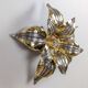 70's Brutalist Brass Wall/Ceiling Light
