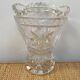 Vase vintage en cristal ciselé