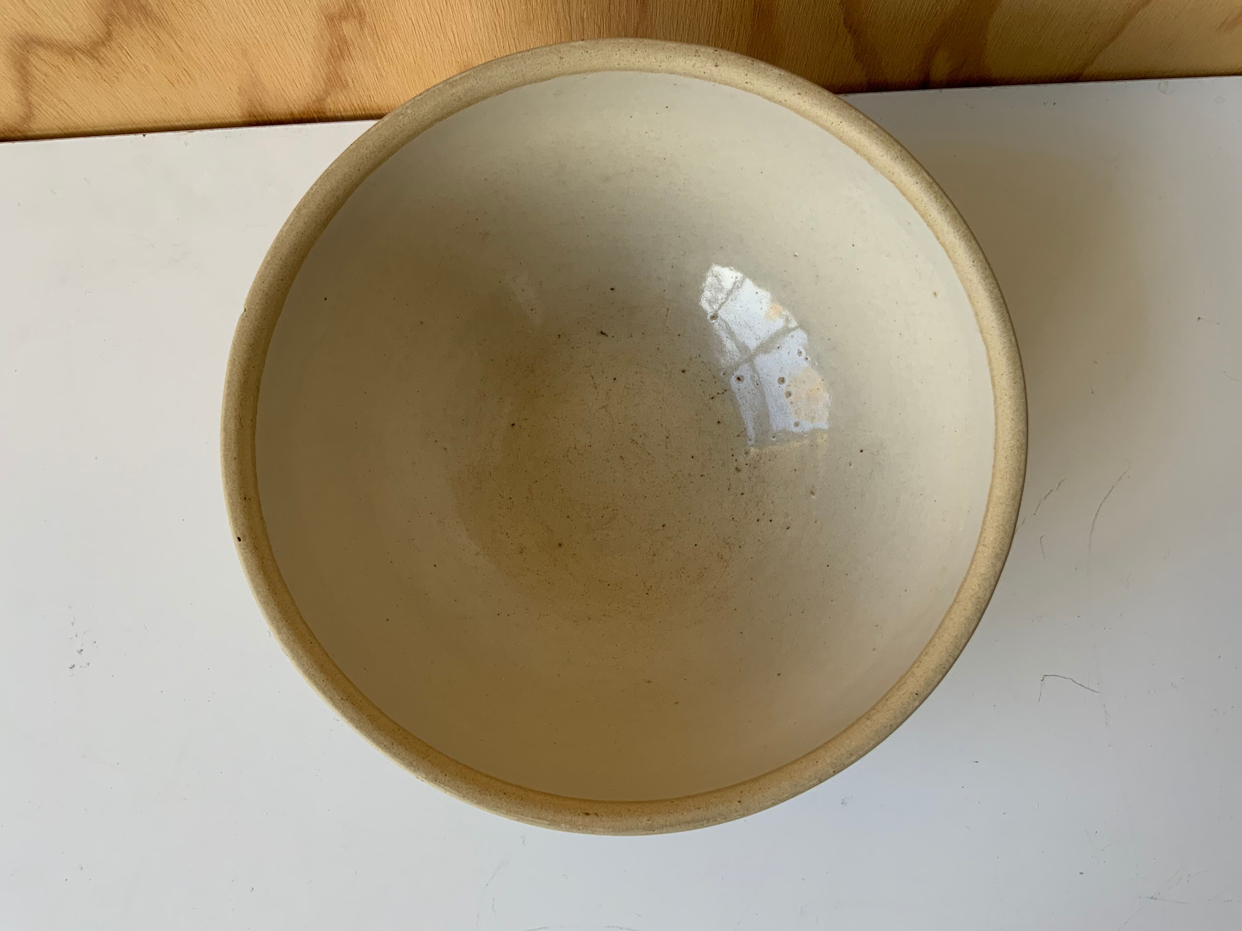 Selency stoneware bowl x Monoprix Croisé Laroche