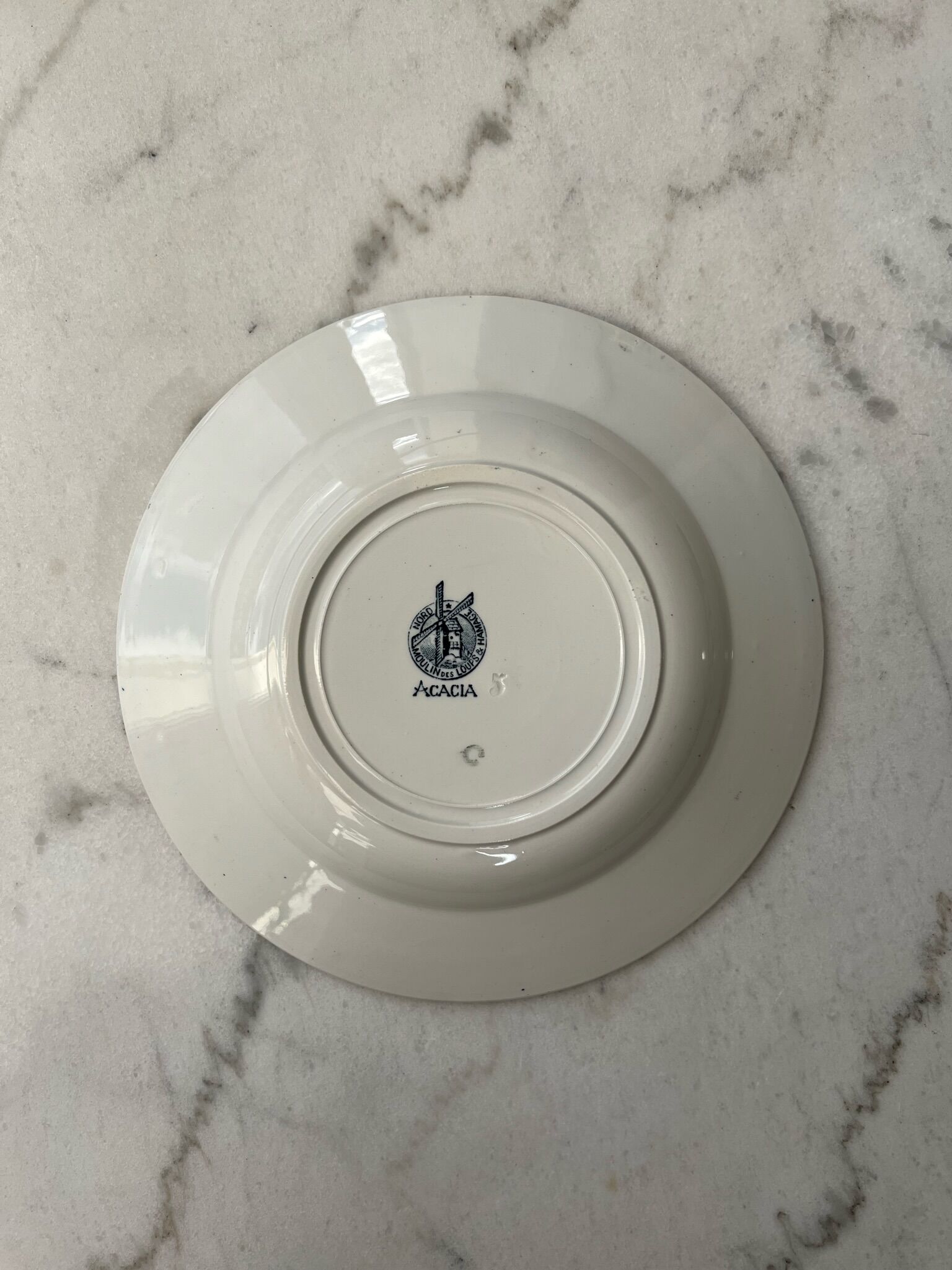 Soup plate - Moulin des Loups et Hamage Acacia model