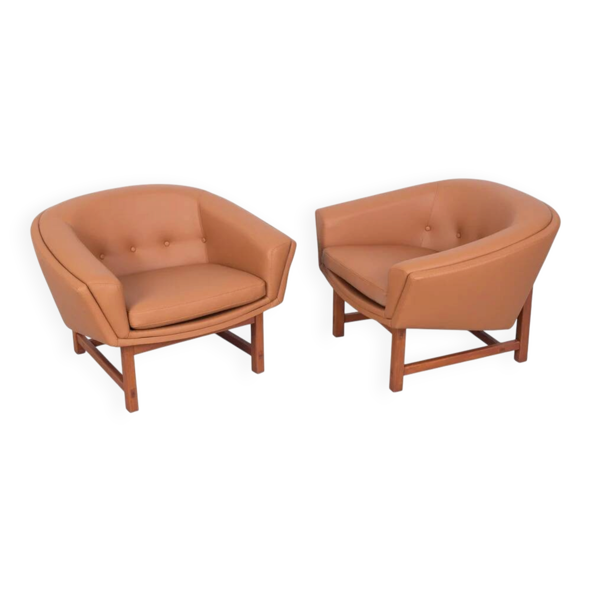 Pair of Corona lounge chairs by Lennart Bender, 1970
