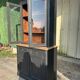 Antique black office dresser