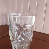 Vase  en verre moulé