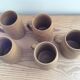 5 stoneware mugs