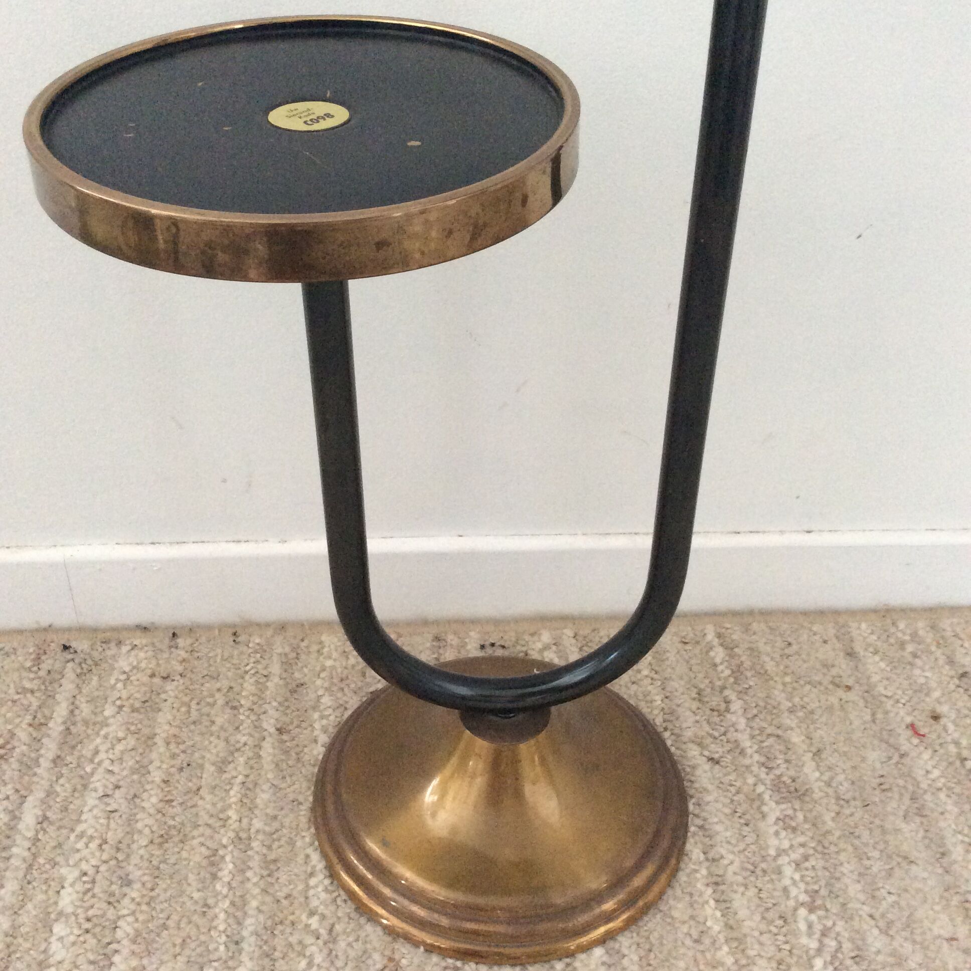 Vintage standing ashtray from the 60s-70s