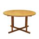 Ash round table, Danish design, 1960s, production: Denmark
