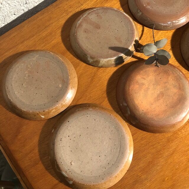 Set de 6 coupelles en grès