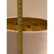 Green-sea brushed gold brass murano glass table lamp