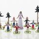 Vintage Glass Figurine Set, Jaroslav Brychta, 1930s–1940s