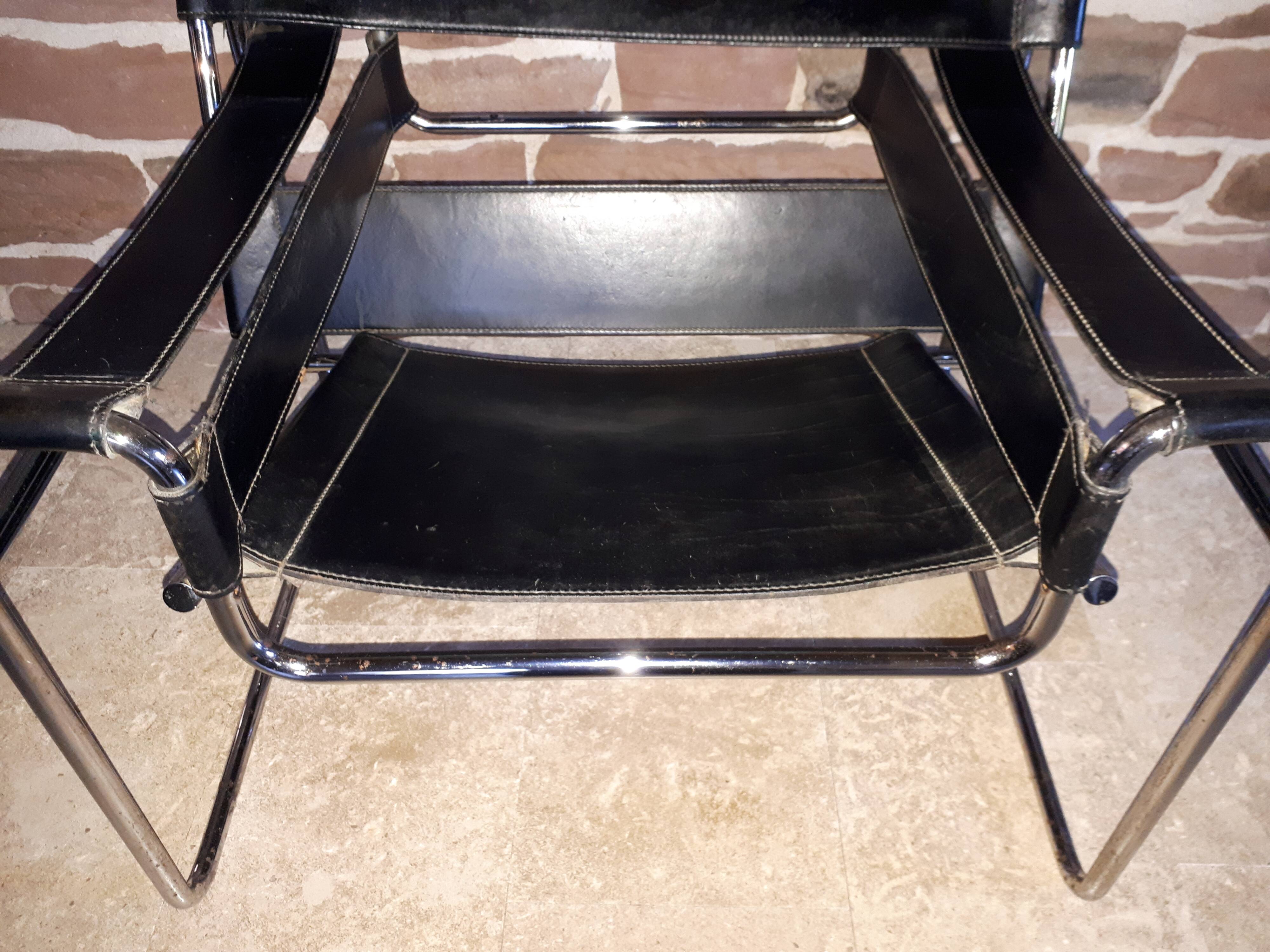 B3 Wassily club chair designed by Marcel Breuer