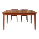 Scandinavian extendable dining table in teak from the 1960s.