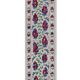 Hand-knotted rug, vintage Turkish rug 43x180 cm