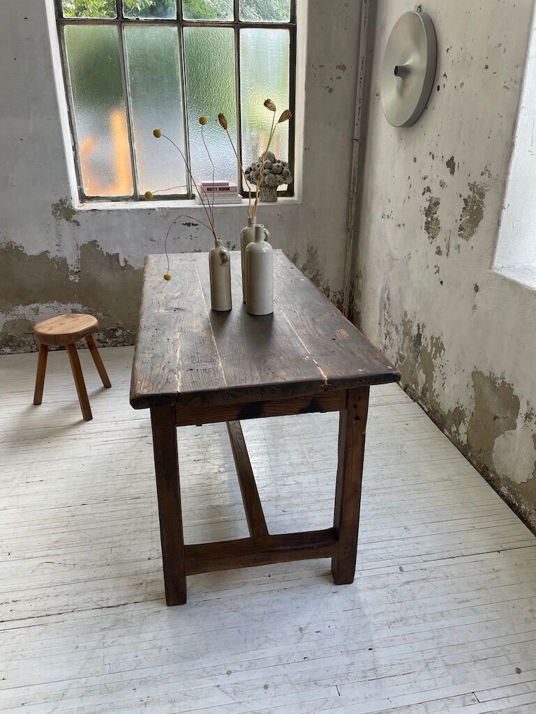 Work farm table established oak