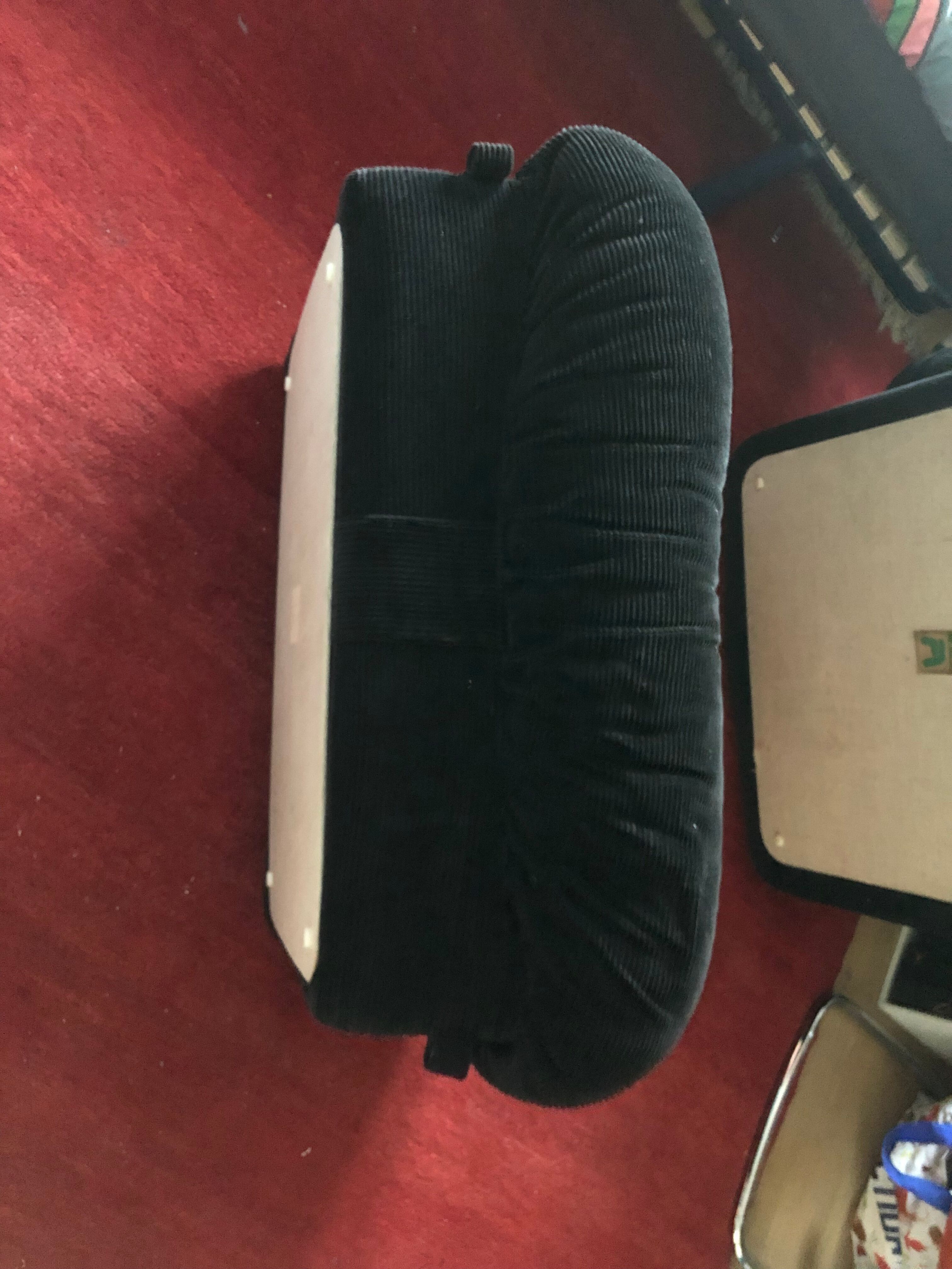 Vintage armchair airborne 70s and ottoman