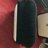 Vintage armchair airborne 70s and ottoman