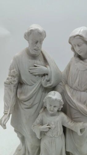 Holy Family in Biscuit Porcelain Firsts 900