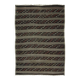 Tapis Kilim Turc Vintage Rayé 190x263 cm Laine Fait Main