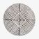 Traditional Bamileke round shield of 40cm