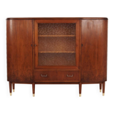 Buffet haut en noyer, design danois, années 1960, production : Danemark