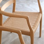 Ensemble de 4 fauteuils "Mod. 67" en chêne par Niels Moller