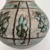 J. MASSIER, Vallauris - Vase ancien grès émaillé - Années 1930-1940