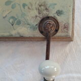 Wooden wall coat rack 3 hooks