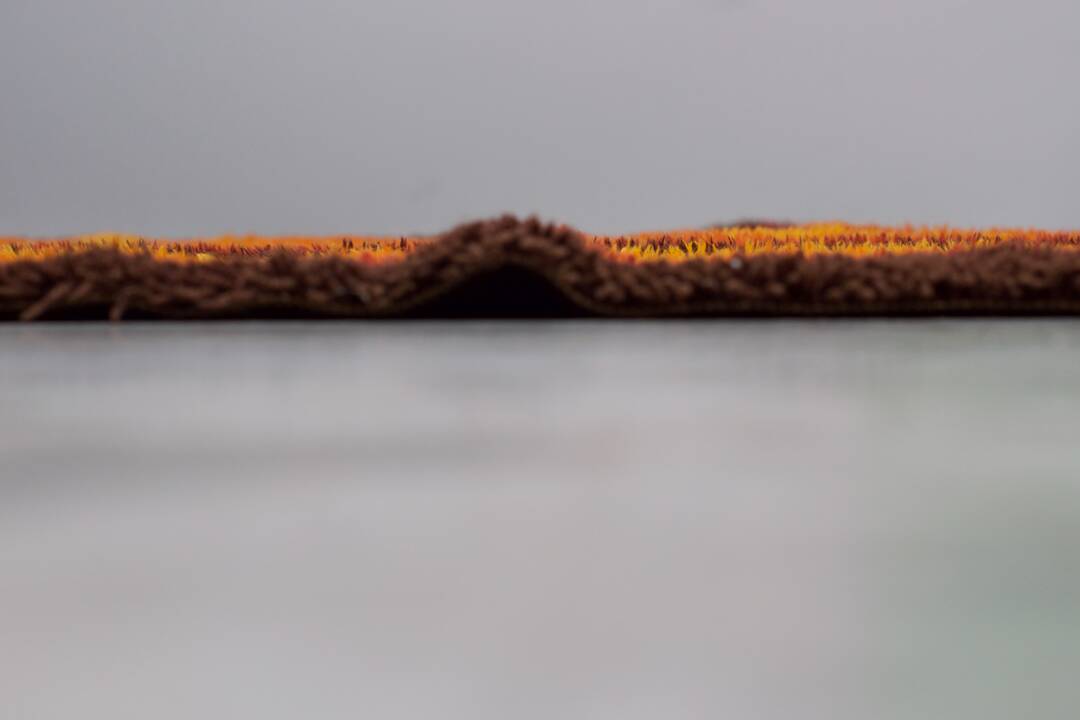 Vintage designer rug 1970 French cubist