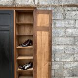 Vintage Parisian 2-door wardrobe, shoe furniture