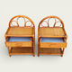 Paire de chevets en rotin 1960