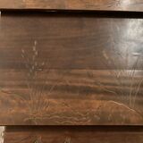 Set of 4 art nouveau side tables